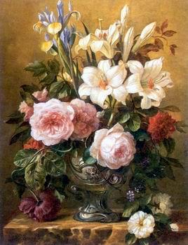 unknow artist Floral, beautiful classical still life of flowers.125 Germany oil painting art